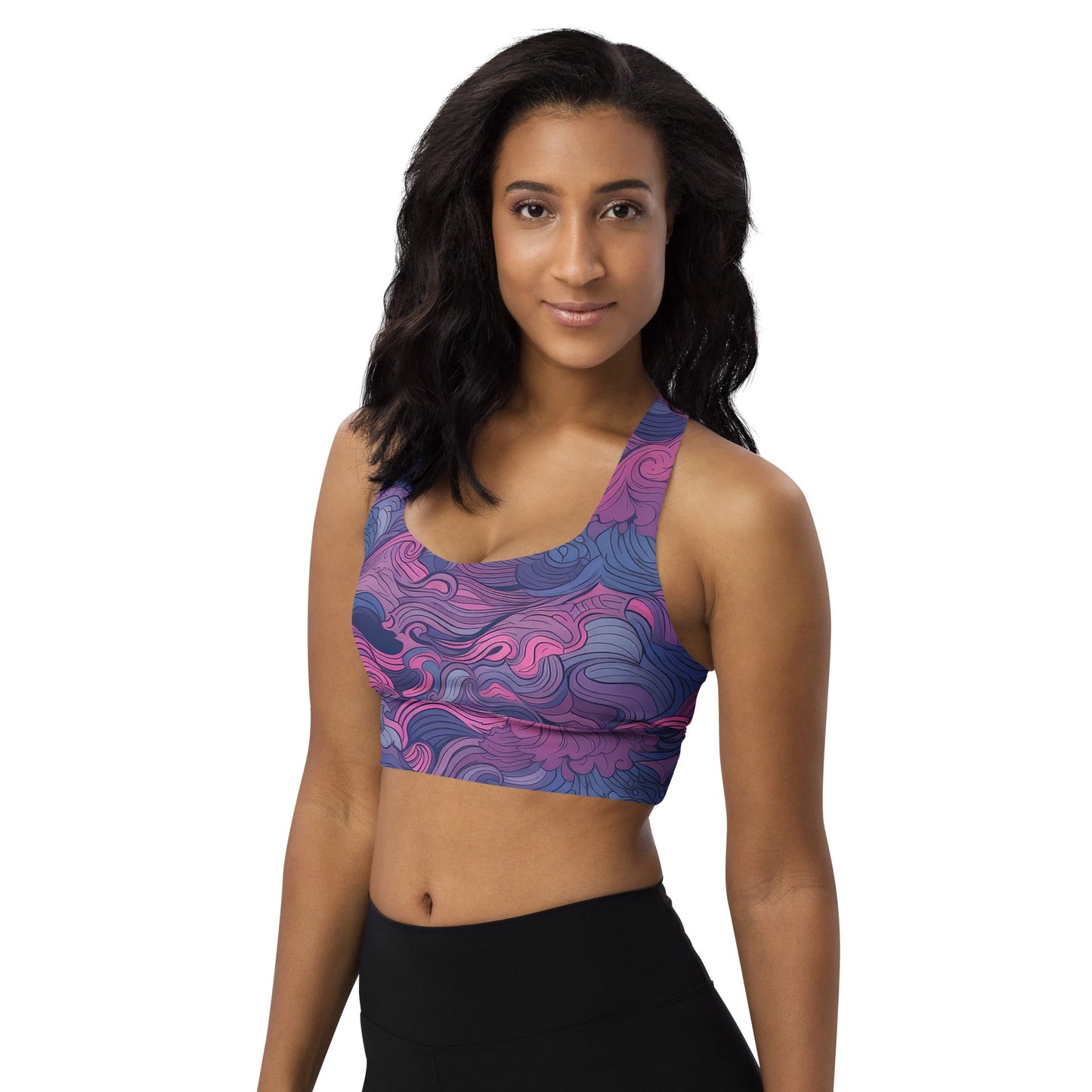 Longline sports bra - Sea Titan Paddleboards - Longline sports bra