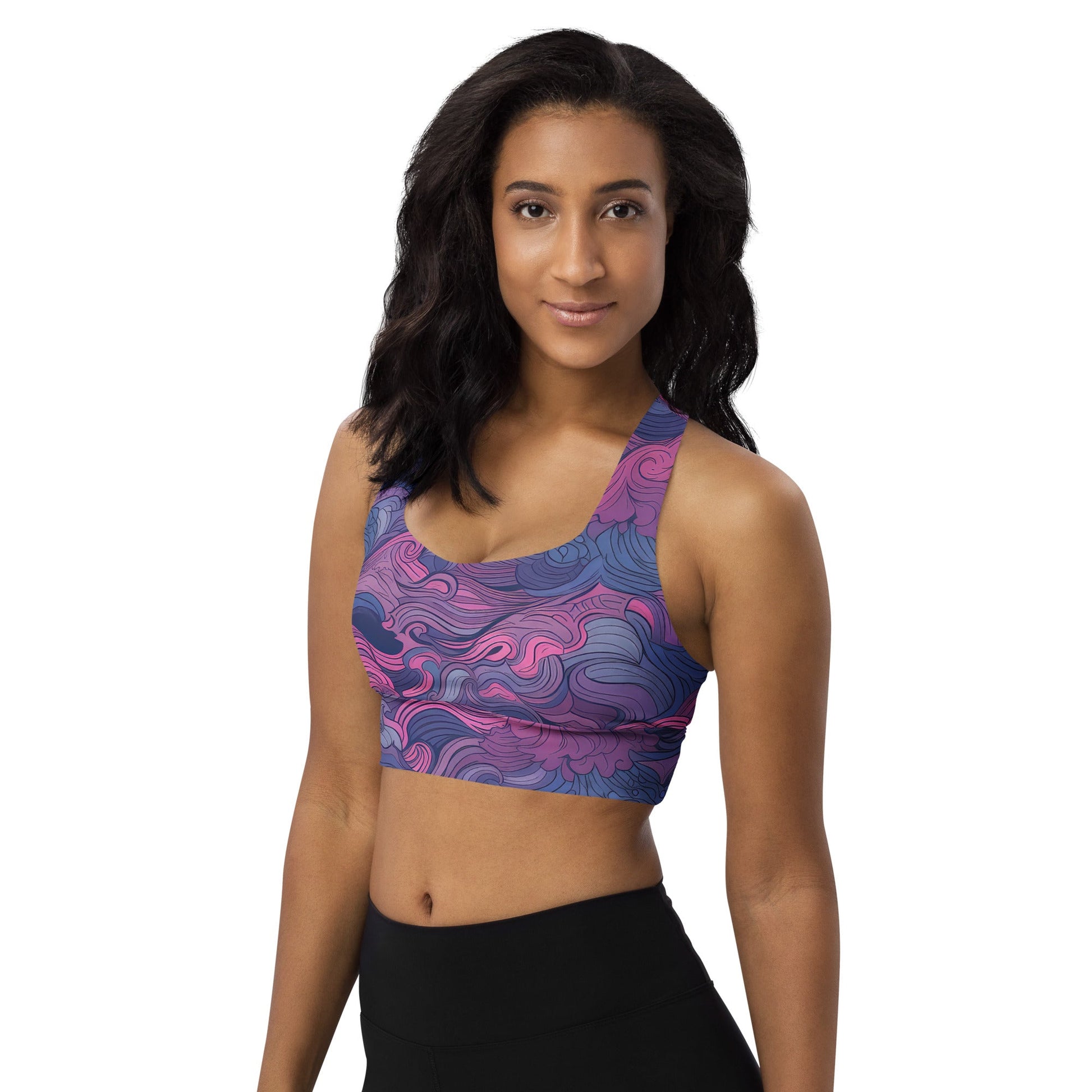 Longline sports bra - Sea Titan Paddleboards - Longline sports bra