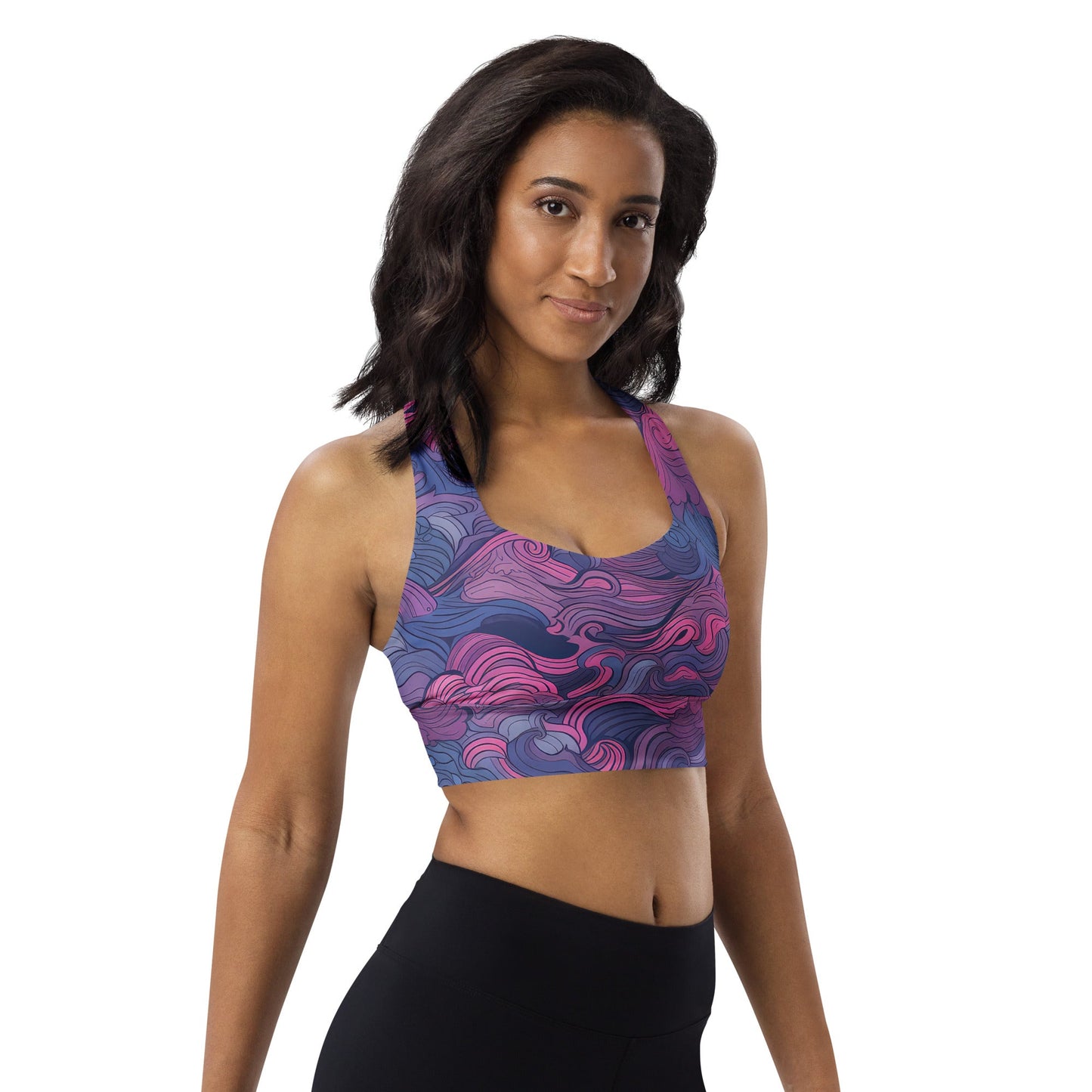 Longline sports bra - Sea Titan Paddleboards - Longline sports bra