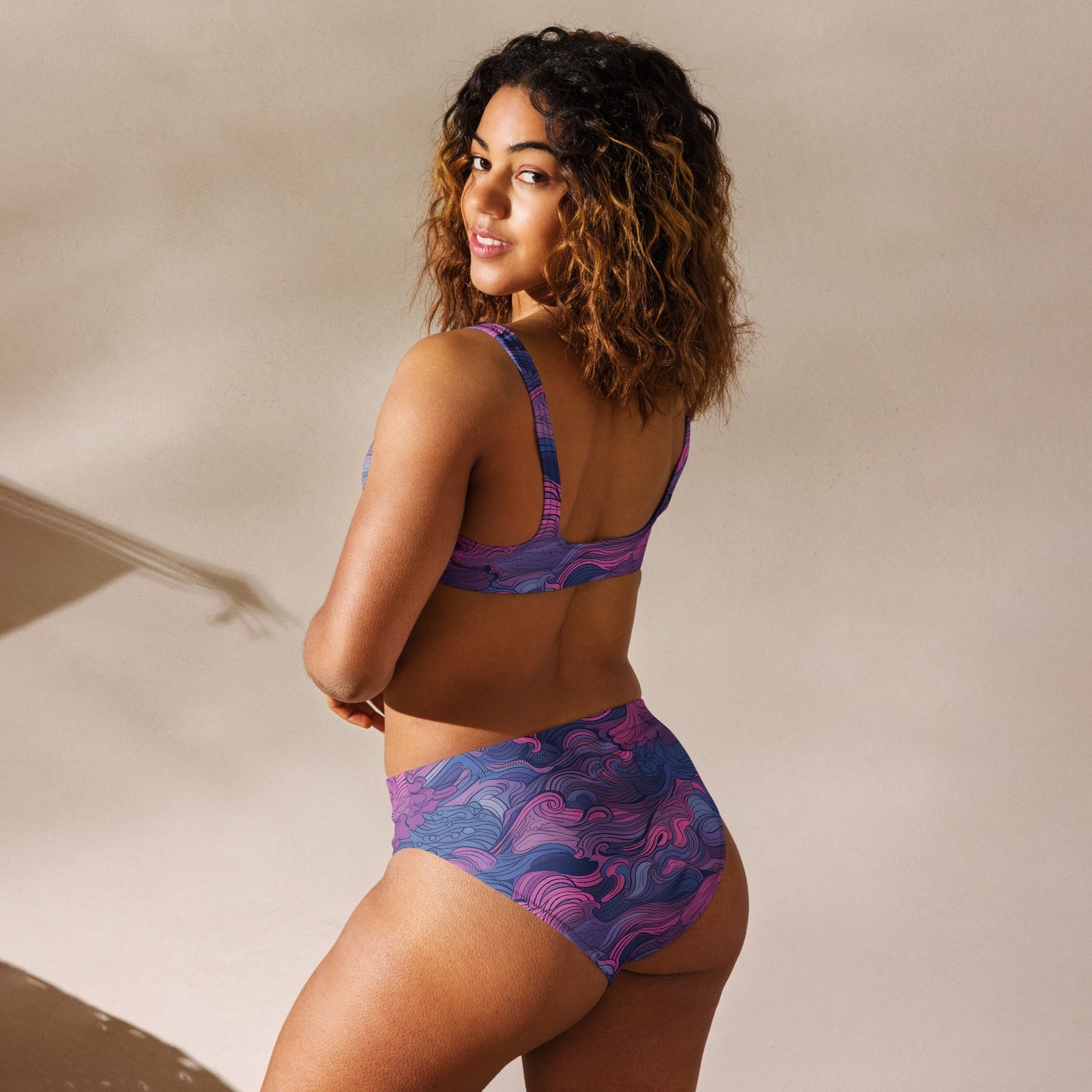 Recycled high-waisted bikini - Sea Titan Paddleboards - Recycled high-waisted bikini